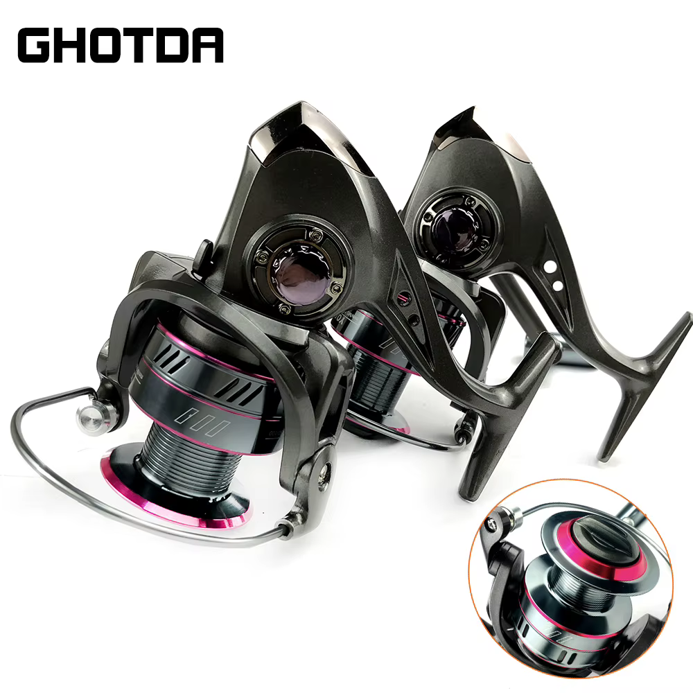 Carrete Spinning 12KG Serie 1000-7000 – Potente y ligero para pesca