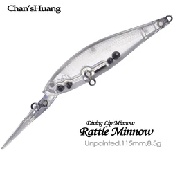 Señuelo Minnow flotante Chan's Huang – Wobbler Jerkbait 115mm