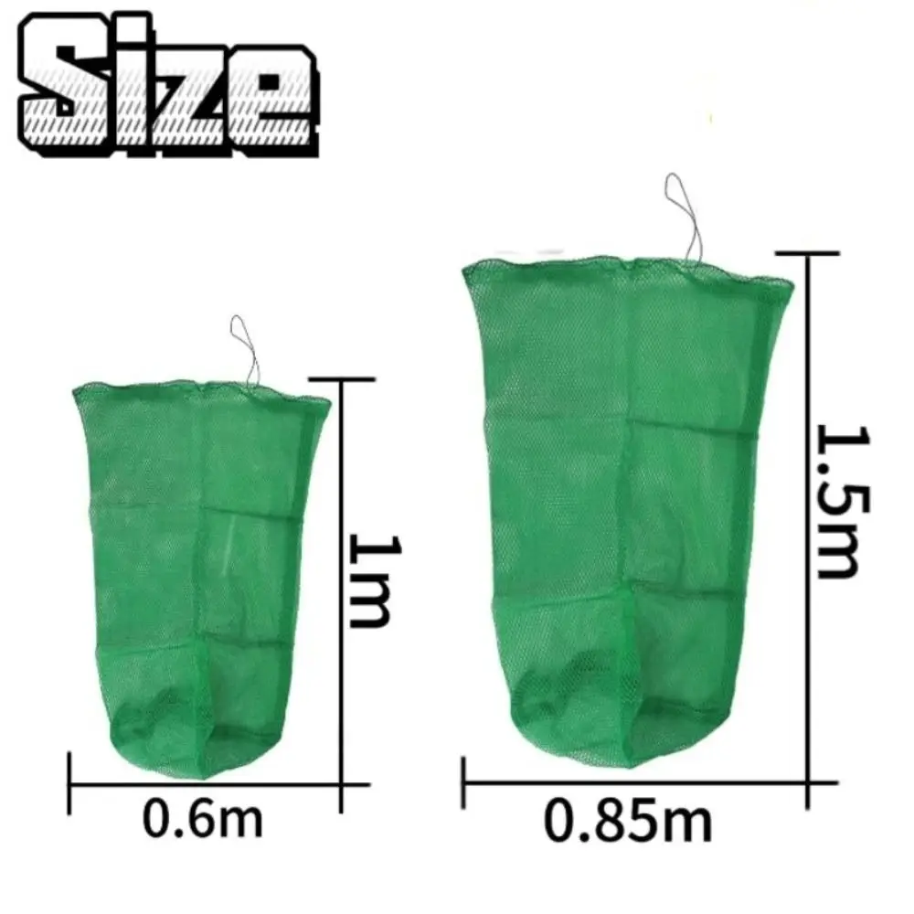 Bolsa de red de pesca plegable en color verde