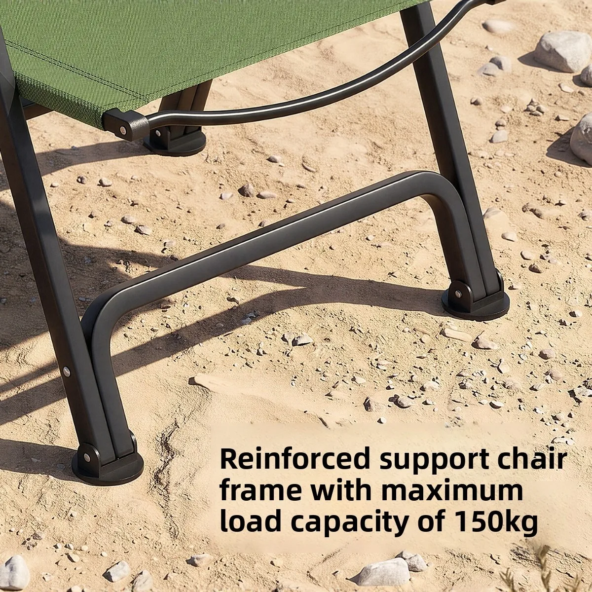 QAJTAO Silla de pesca plegable para camping y playa - imagen 2
