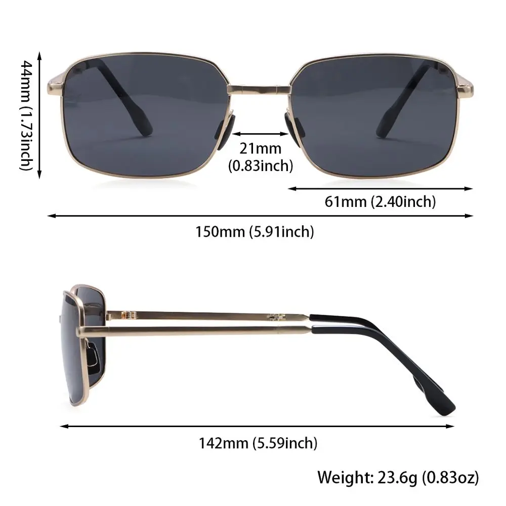 Gafas plegadas mostrando su tamaño compacto