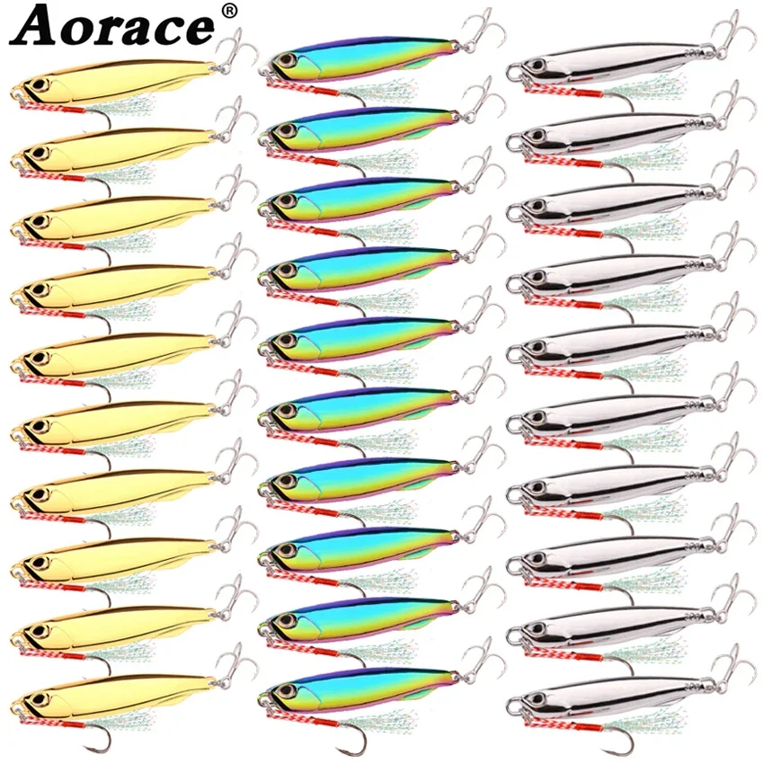 Aorace Cuchara Jig Metal 30g – Señuelo para lubina desde costa