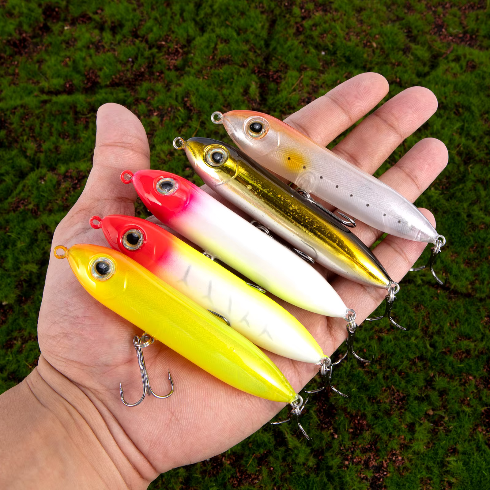 Popper Walking Dog con sonajero – Cebo duro para lucio en agua salada - imagen 2
