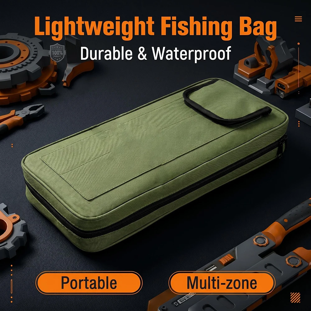 Bolsa impermeable para cañas HIRISI Oxford portátil para pesca - imagen 2