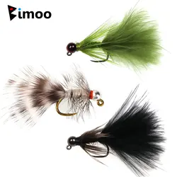 Anzuelo Jig Head sin púas con bead para trucha