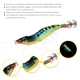 Luminous Webfoot Egi jig de calamar/pulpo para pesca salada realista - imagen 5