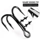 PROBEROS anzuelos triples T-Treble con soporte para shad en mar - imagen 3
