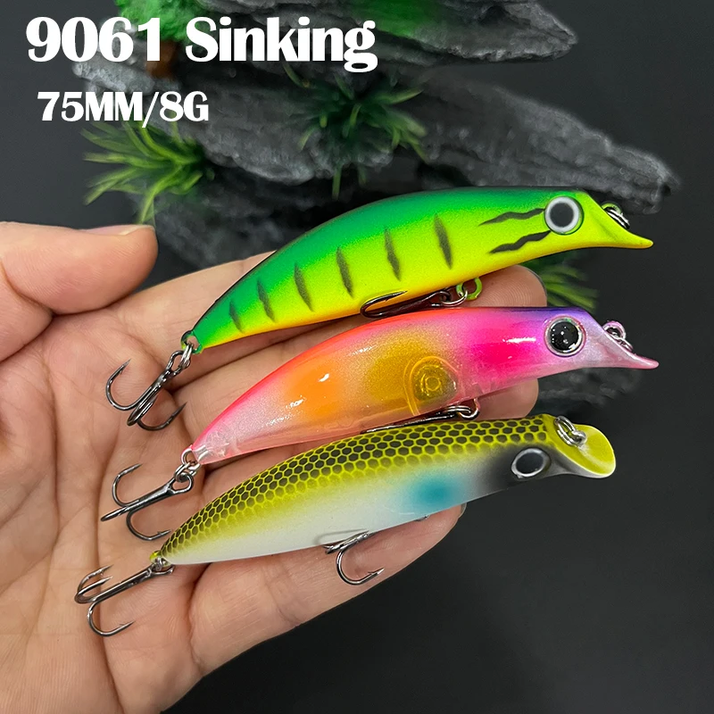 Señuelo Minnow Hundible para Lubina y Trucha