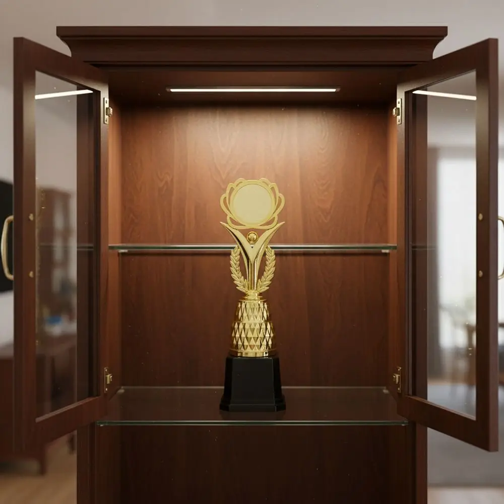 Señuelo Dorado Trofeo Estrella de gran tamaño en plástico - imagen 4