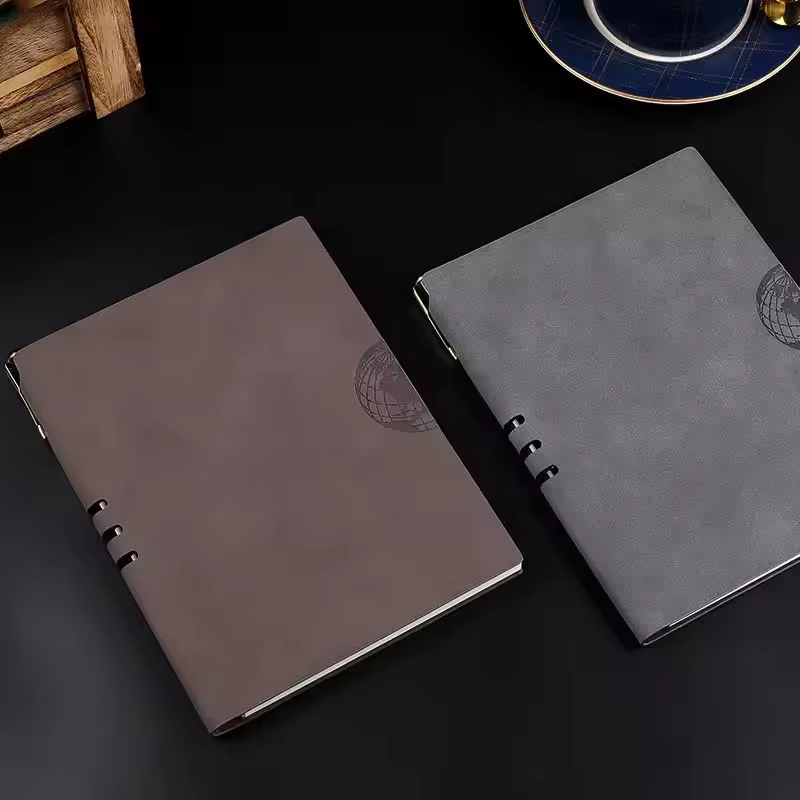 Cuaderno pesca A5 piel genuina - Libreta planificador - imagen 2