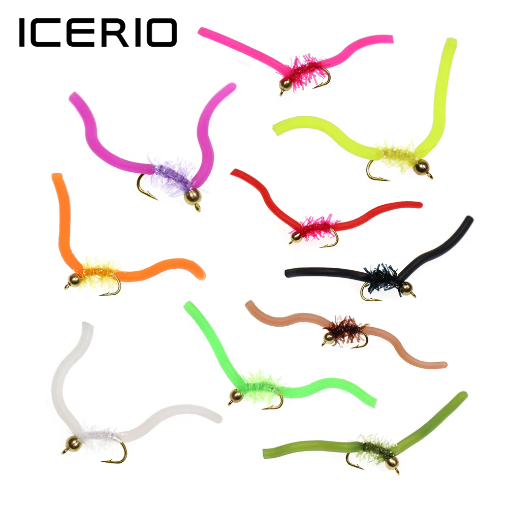 ICERIO Squirmy Ninfa cuentas para trucha