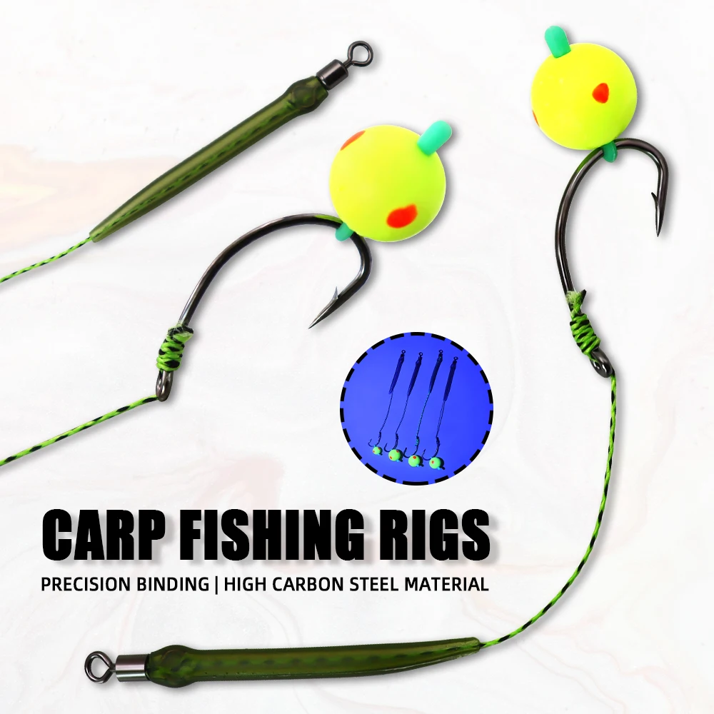 Set de aparejos de carpa ZYZHE en bolsa