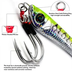 Anzuelos de asistencia jigging vertical Proberos – Acero carbono