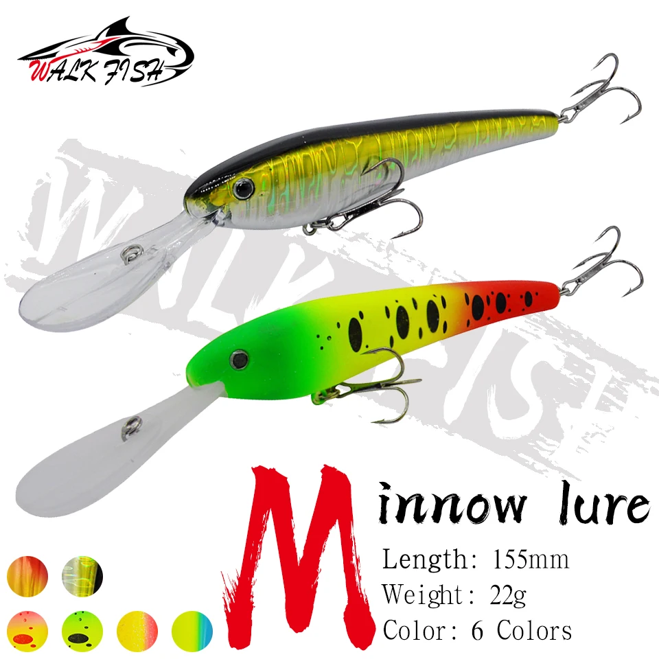 WALK FISH Crankbait - Señuelo duro para lucio y carpa - imagen 2