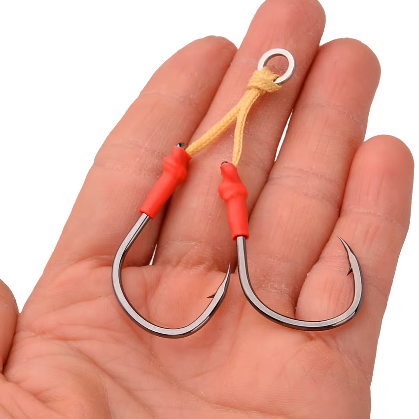 Anzuelos Planos para Jigging Lento – Acero alto carbono con púas - imagen 2