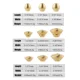 Cuentas para Spinnerbait y señuelos giratorios – Walleye - imagen 5