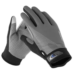 Guantes de pesca antideslizantes con pantalla táctil, dedo completo