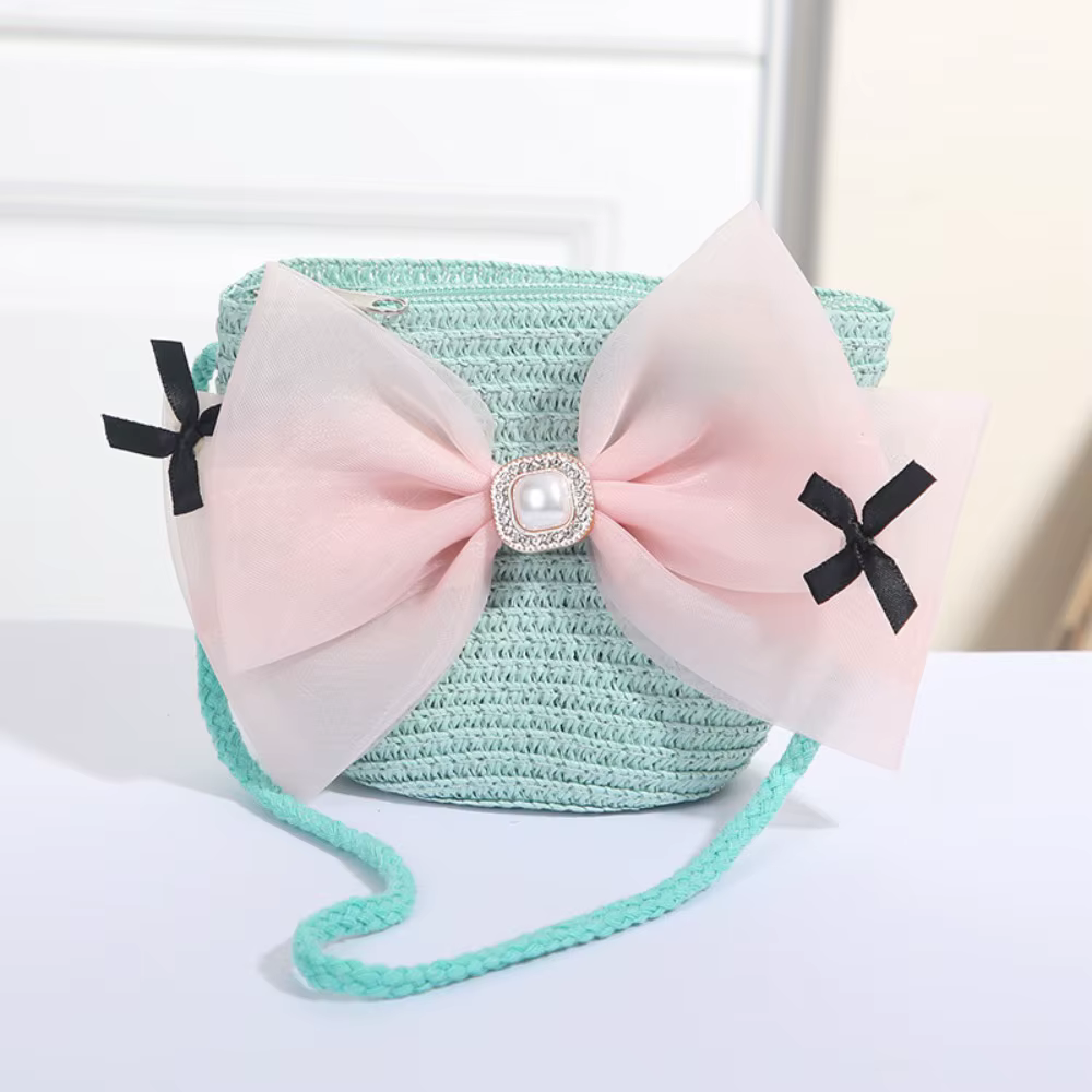 Bolso de Paja Tejido Retro para Playa y Fiesta - imagen 3