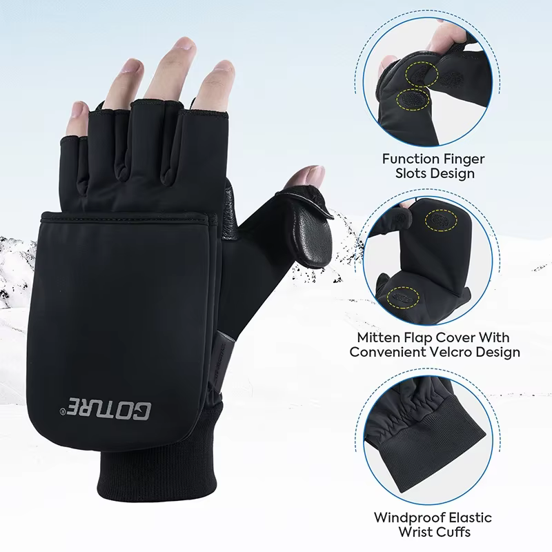 Guantes de Pesca Goture Transpirables Antideslizantes Dedo Medio - imagen 3