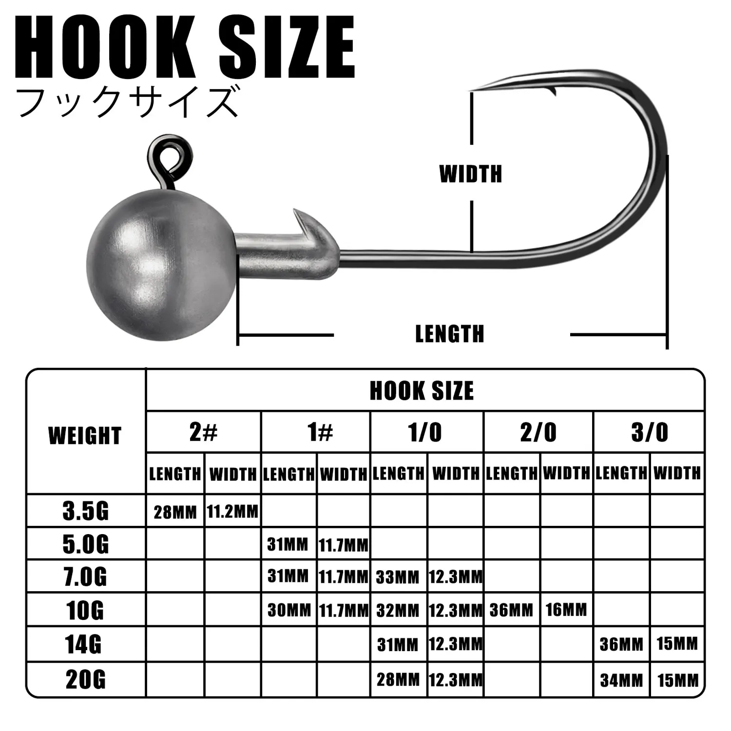 Anzuelos Jig Head Rockfish Ajing Cabeza plomada para vinilo - imagen 5