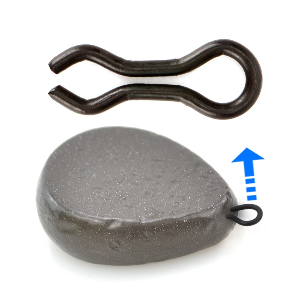 Hirisi Conectores rápidos para plomos de carpa con inserto bucle - imagen 3