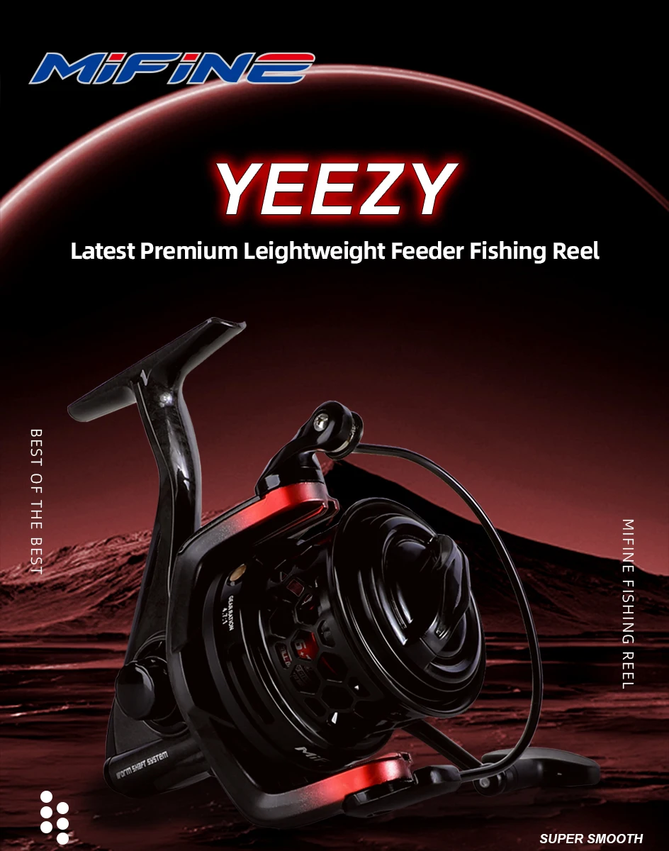 Carrete MIFINE YEEZY vista frontal