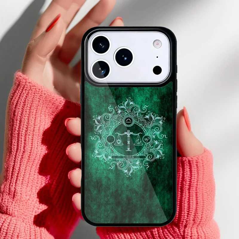 Funda para iPhone con diseño de Libra - vista frontal