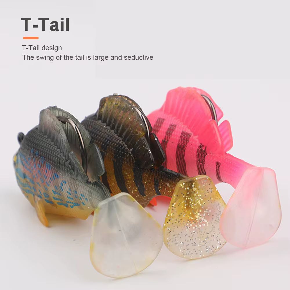 Hanlin swimbaits Bluegill con lentejuelas 360 para Sunfish y Bass - imagen 4