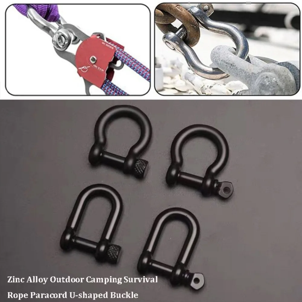 Grillete en forma de O para pulseras de supervivencia de zinc - imagen 5