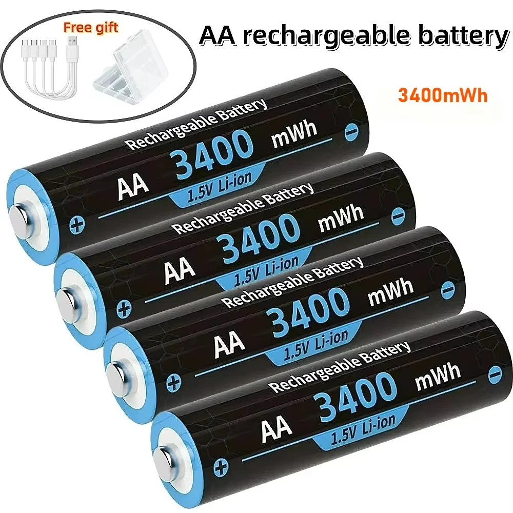 Baterías recargables Li-ion para mando con cargador USB-C - imagen 4
