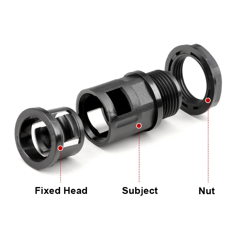 Conector para sellar la interfaz del tubo corrugado