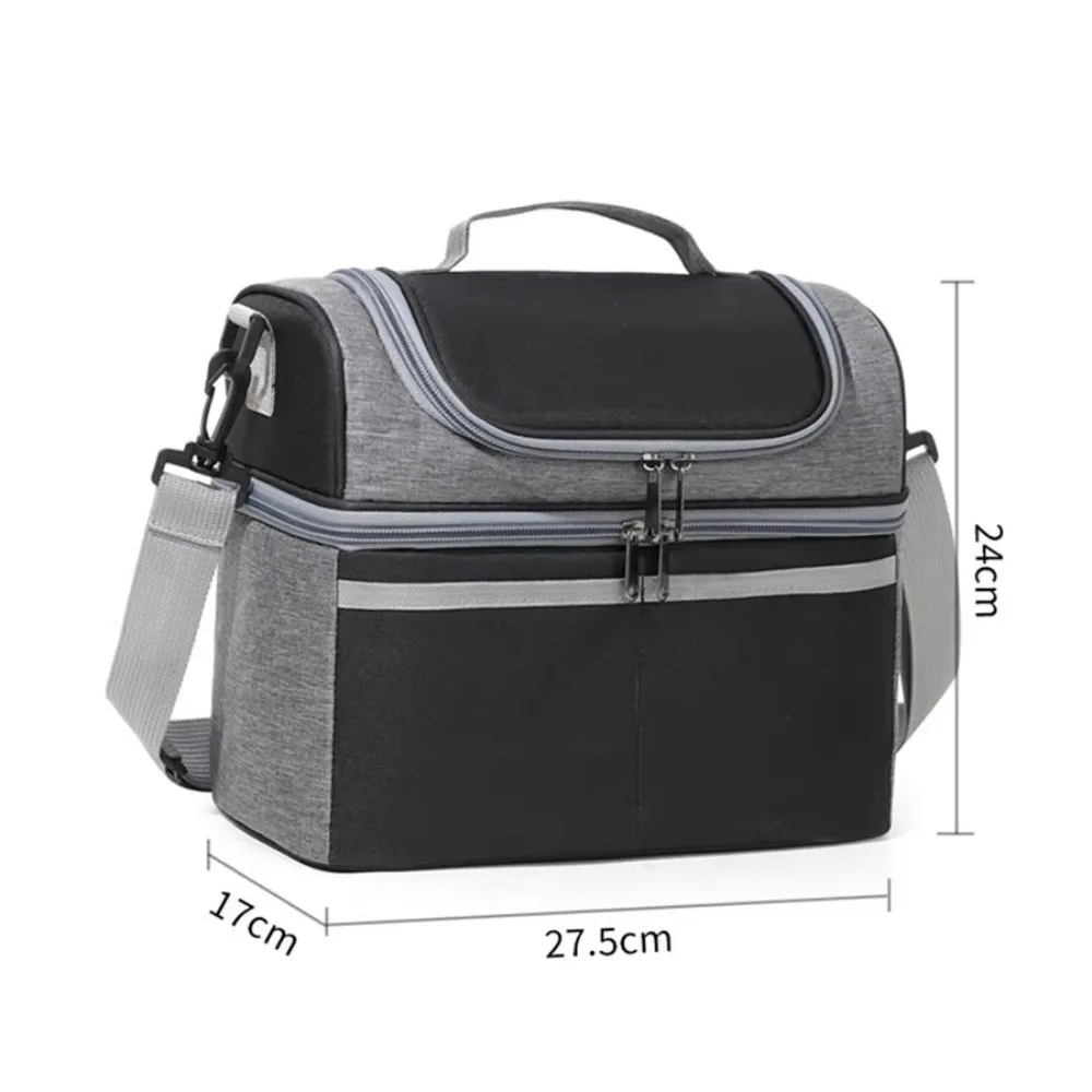 Bolsa térmica impermeable portátil de gran capacidad con cierre Oxford - imagen 4