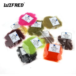 Wifreo Anzuelos de mosca – Piel natural teñida para ninfas y secas
