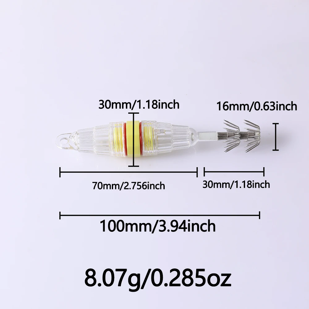 Luz LED de pesca submarina con gancho