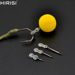 Pasador de Boilies con topes claros pinchos metal para carpa