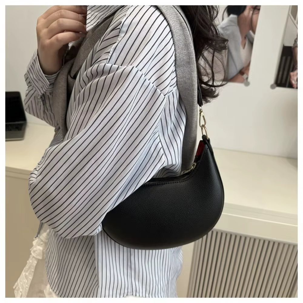Bolso de mano gran capacidad color sólido