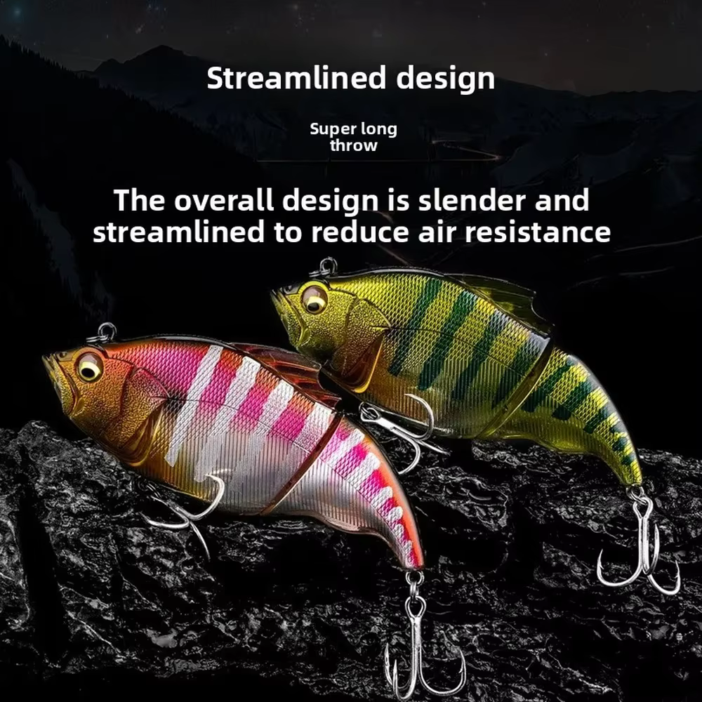 Señuelo Flotante Multiarticulado Bearking con Recubrimiento Láser - imagen 5