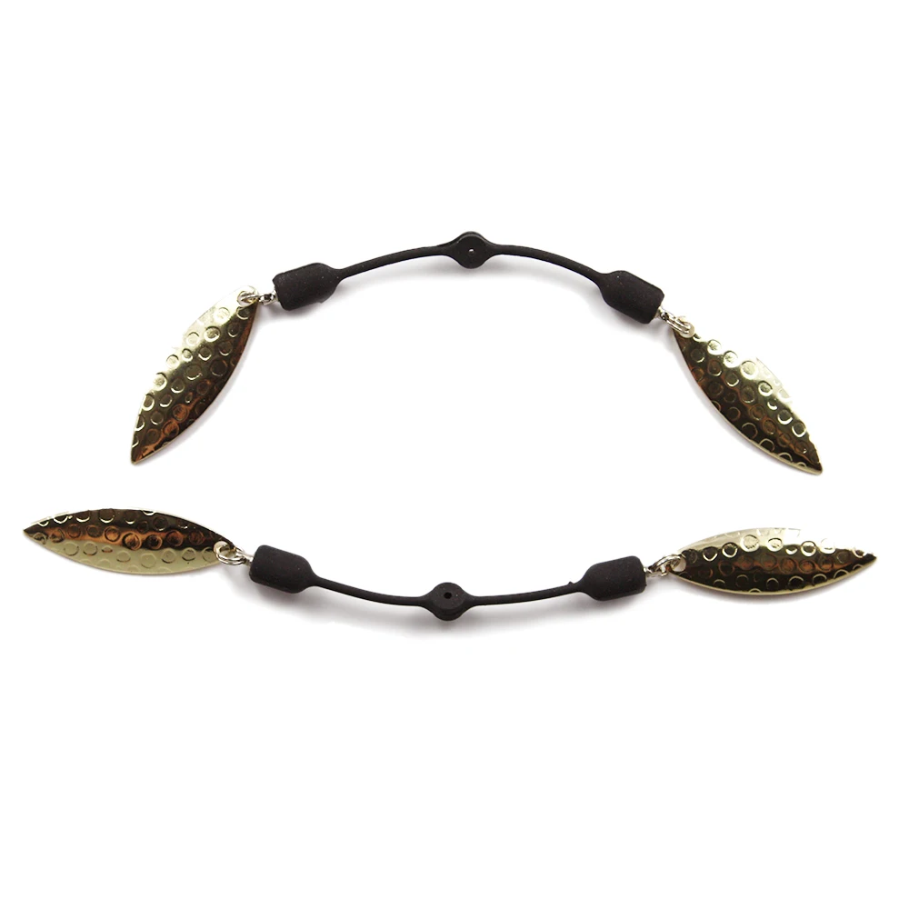 Cucharas giratorias Spin Spinner rattlin buzz de cobre doble - imagen 5