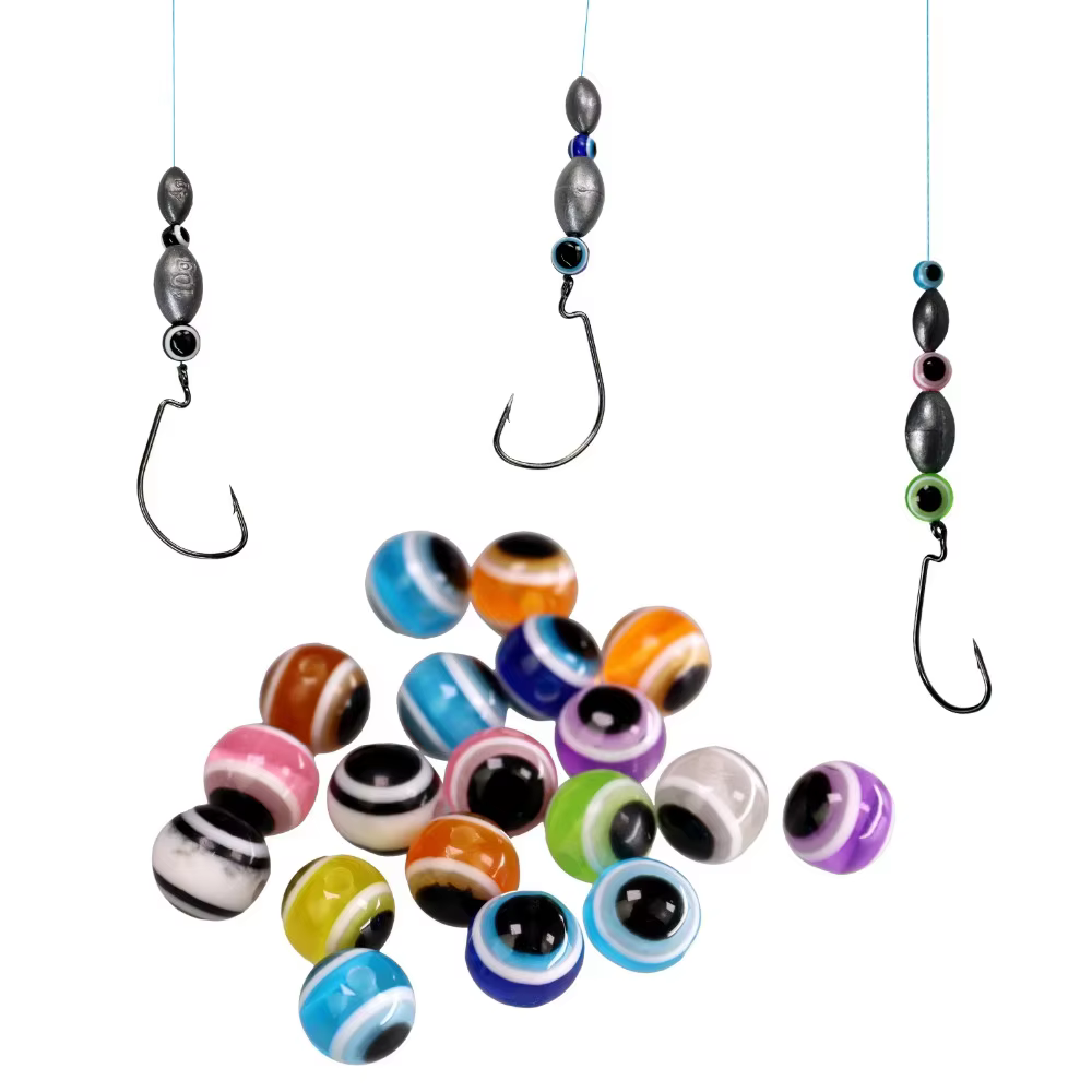 Cuentas de pesca con ojo de pez 10-12 mm para Texas y Carolina - imagen 5