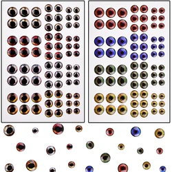 Ojos de Señuelo 4D/5D Realistas – Para moscas y vinilos de pesca