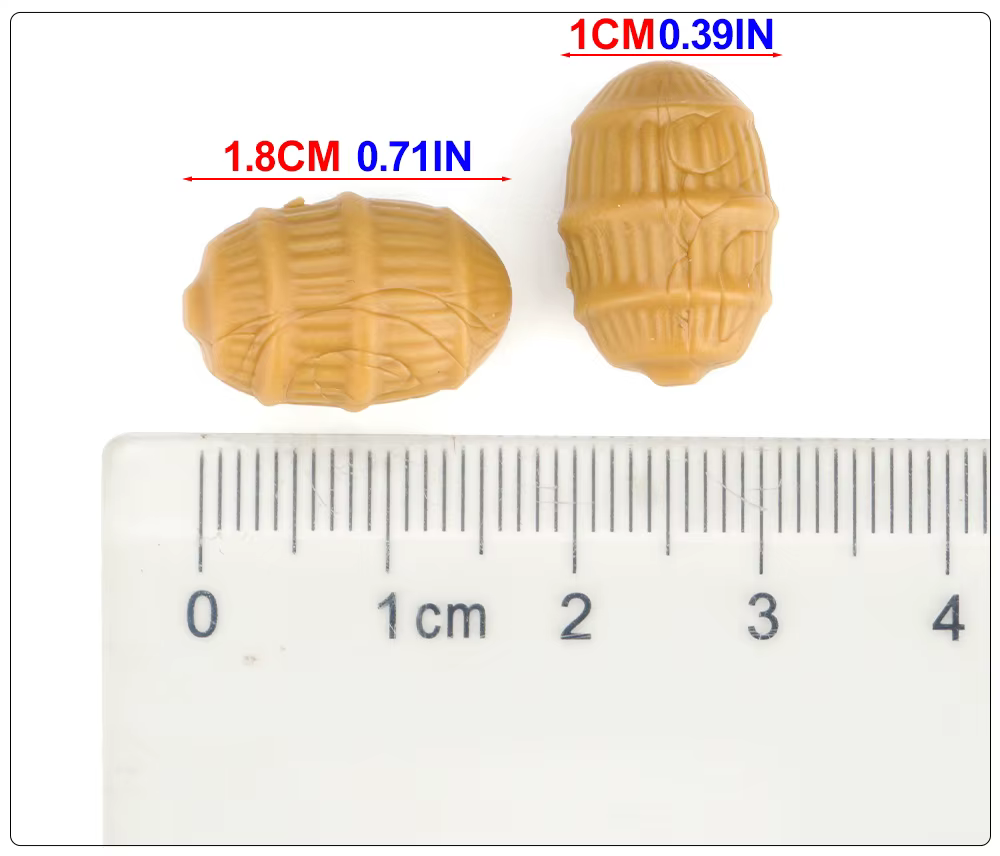 Señuelos blandos de nuez de tigre