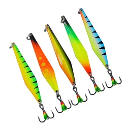 Señuelos de hielo Zinc Micro peces 5,5 cm para invierno