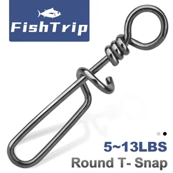 Eslabón rápido FishTrip T – Acero inoxidable para señuelos