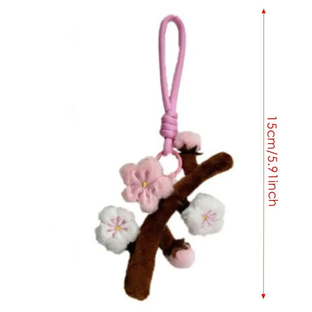 Llavero Sakura flor de cerezo rosa: colgante para bolso - imagen 2