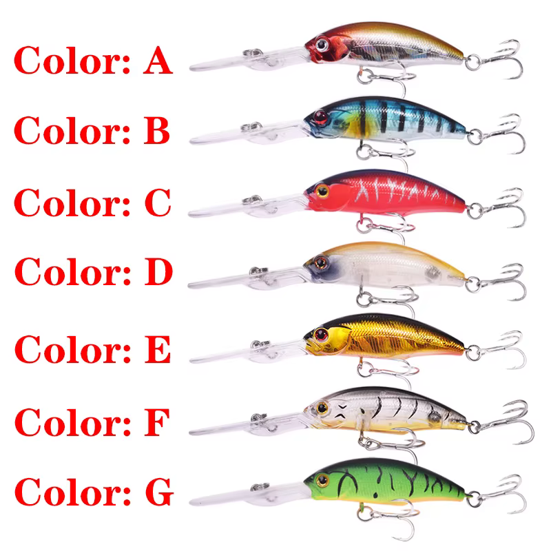 Crankbait buceo profundo para lubina – Señuelo deportivo de pesca - imagen 5