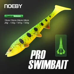 Noeby Pro Swimbait Señuelo de Silicona para Pesca