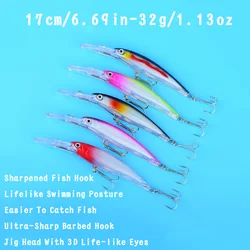 Señuelo Minnow 17 cm para Aguas Profundas – Lucio y Lubina