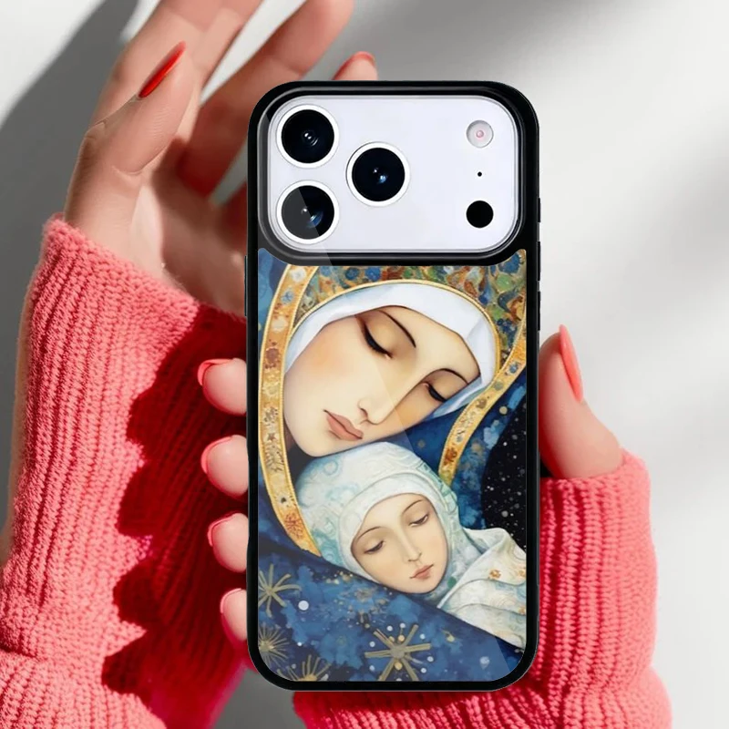 Funda religiosa para iPhone - vista lateral