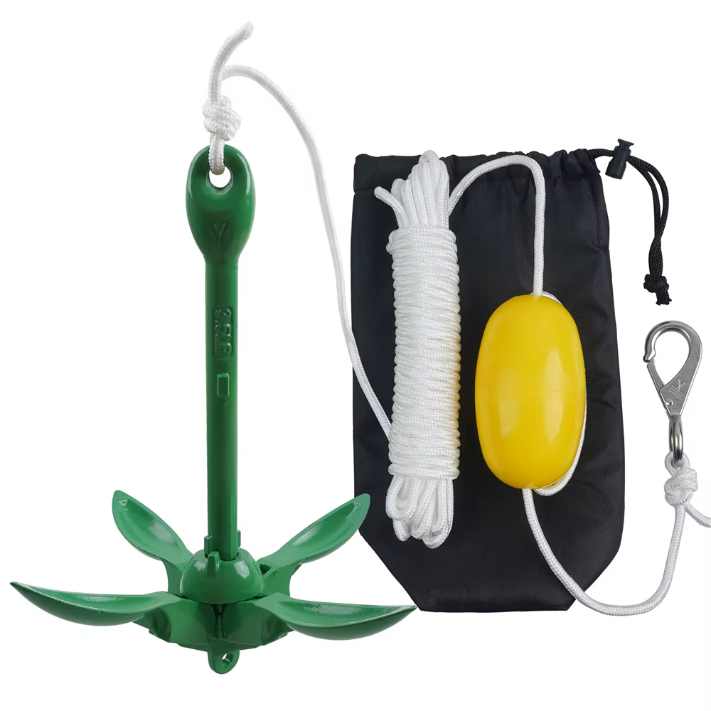 Ancla plegable 1,5 kg con cabo flotante 13M para kayak - imagen 5