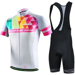 Conjunto ciclismo MTB hombre: maillot manga corta y culotte gel
